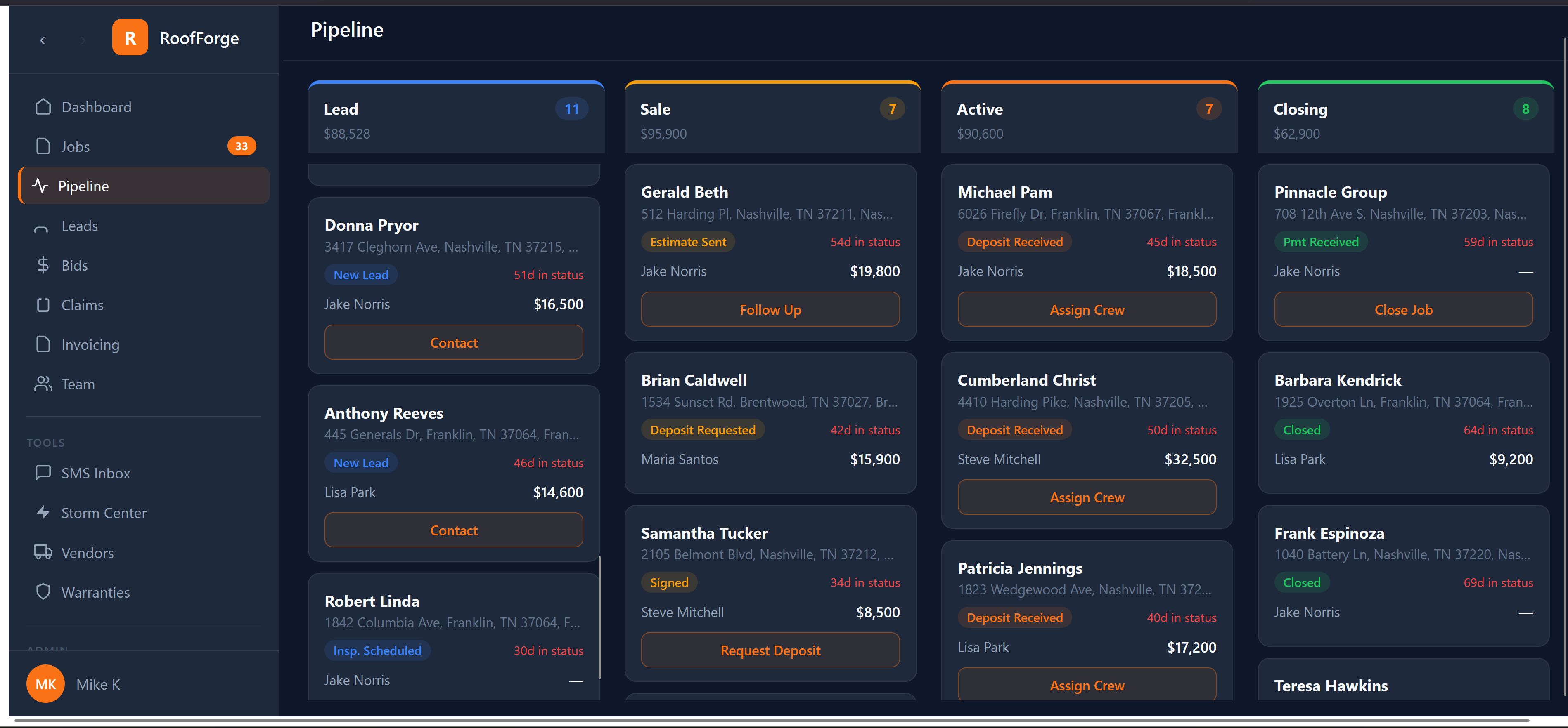 Desktop pipeline view